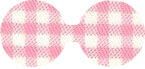 KAMIPITA 　folding round Hair clips that leave no trace　Standard series (dot pattern, plaid pattern, striped pattern)　hairpins, hair clips, hair ties (folding round 2.1 * 1inches)