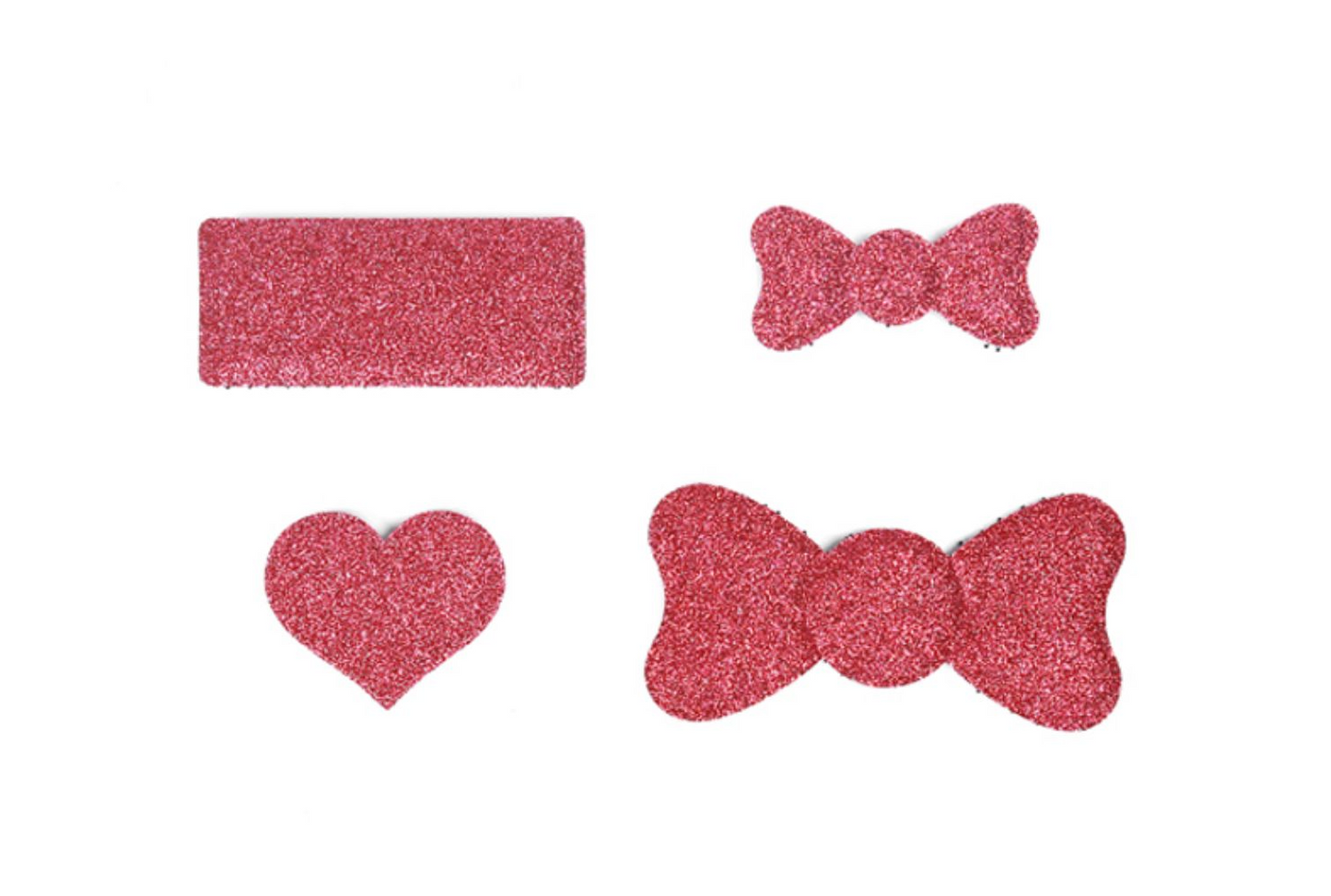 KAMIPITA Glitter Ribbon,Middle Ribbon,Small ribbon,Glittery material sparkling cutely) Stick-on Hair Accessories