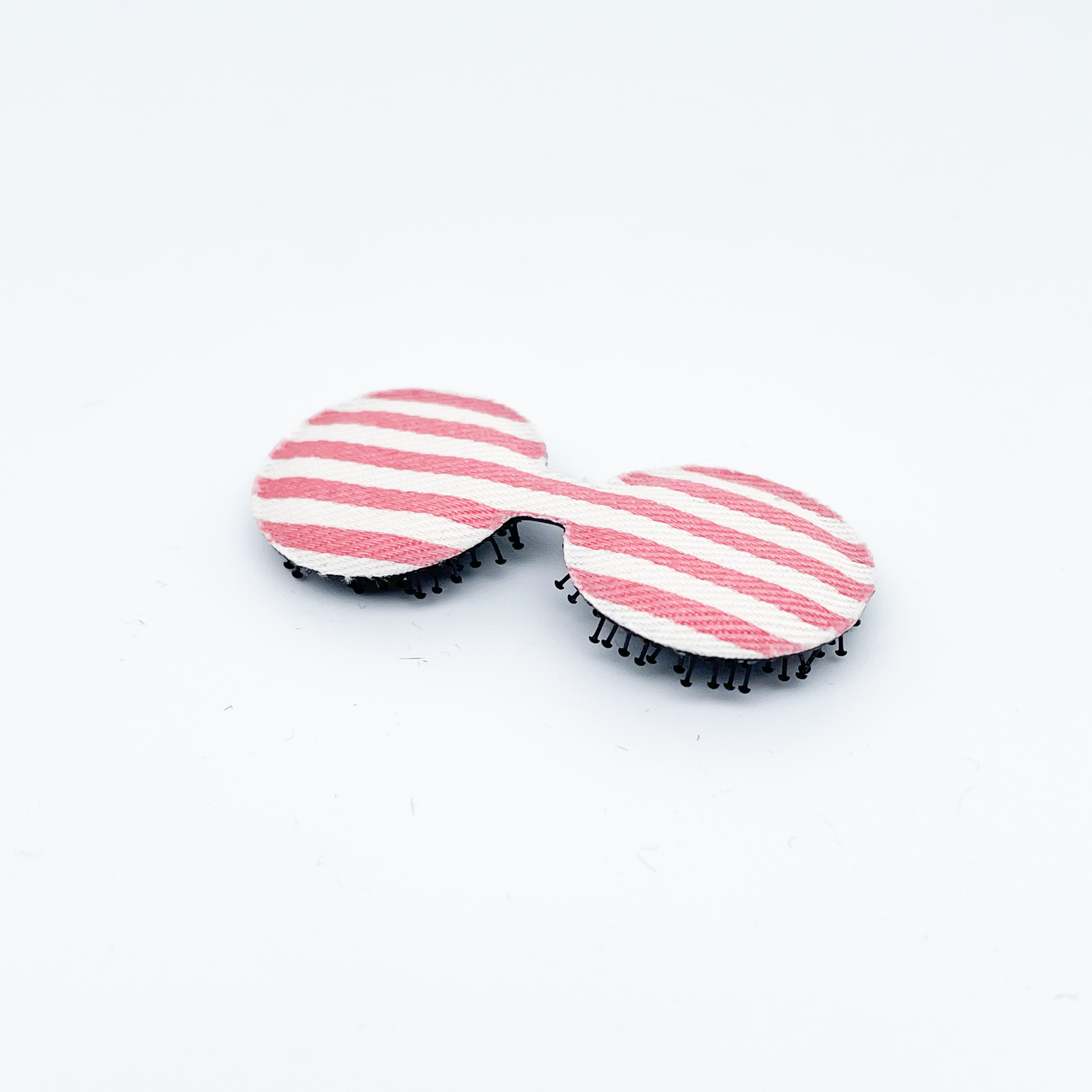 KAMIPITA 　folding round Hair clips that leave no trace　Standard series (dot pattern, plaid pattern, striped pattern)　hairpins, hair clips, hair ties (folding round 2.1 * 1inches)