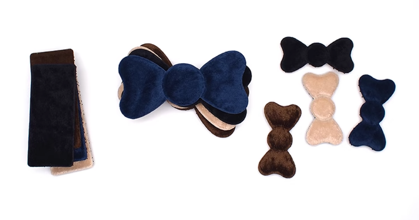 KAMIPITA 　Made in Japan Velour Material  Ribbon seiries　Hair clips that leave no trace　hairpins, hair clips, hair ties